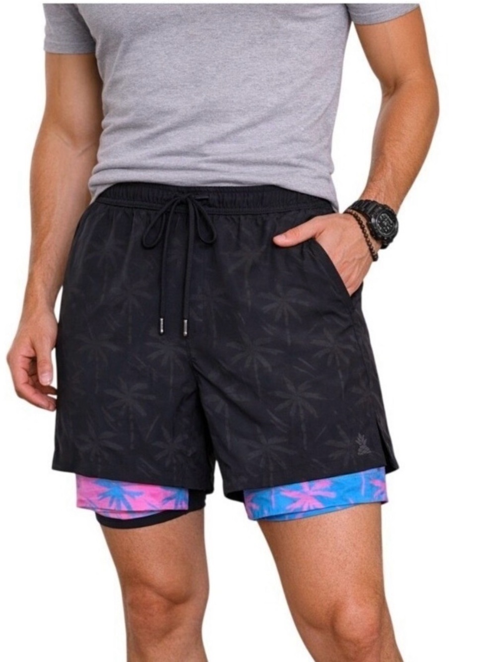 Chubbies Classic Swim Trunks Tropical Palm Print - XXL